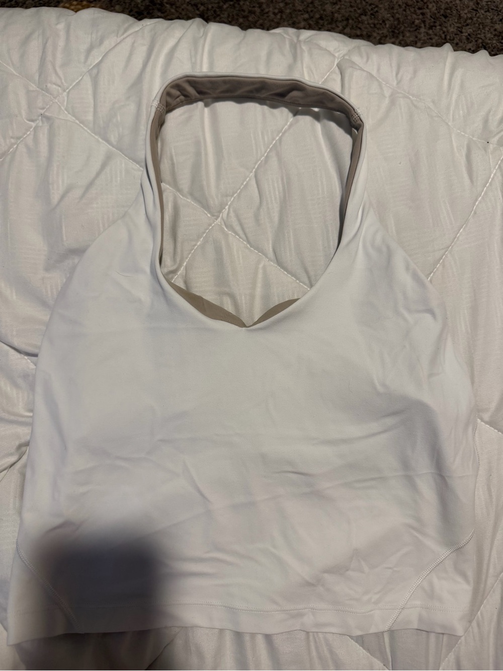 Halter align tank top